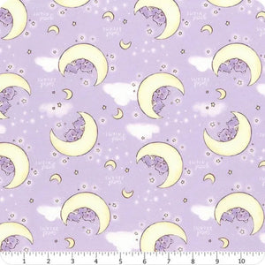 Care Bears Make a Wish Baby Sweet Dreams Bear Light Purple Cotton Fabric