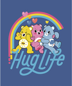 Handmade Tapestry "Care Bears Believe Hug Life Blue”