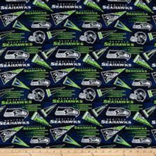 Load image into Gallery viewer, Handmade Placemat Or Table Runner Seahawks Flag
