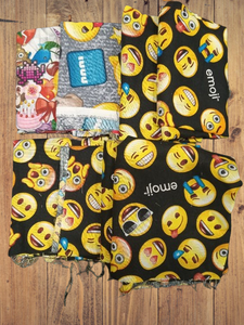 Assorted Emojis Fabric - 1 lb Scrap Bundle