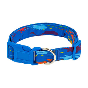 Dog Collar Size Medium Paint Splat