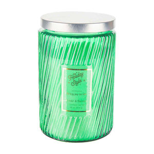 Holiday Style 'Bring Joy To Life' Christmas Scented Candle, 18 oz, Cedar & Balsam