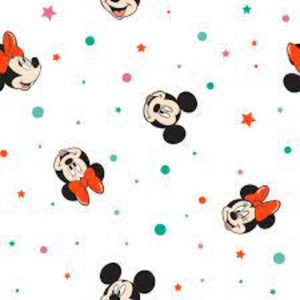 Disney Mickey and Minnie Icon Dot Cotton Fabric