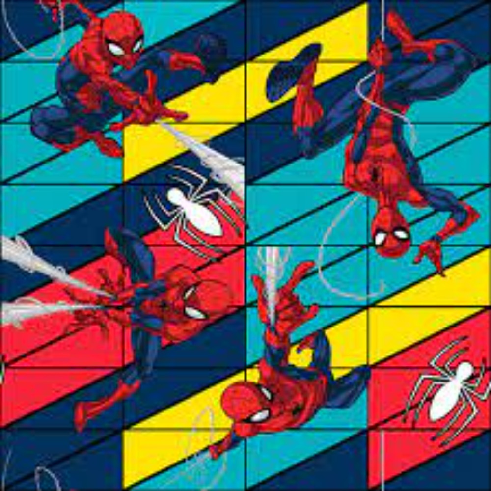 Spiderman Swing Cotton Fabric
