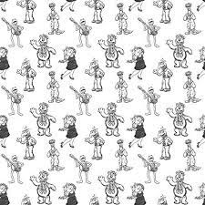 Muppets Sketch Cotton Fabric