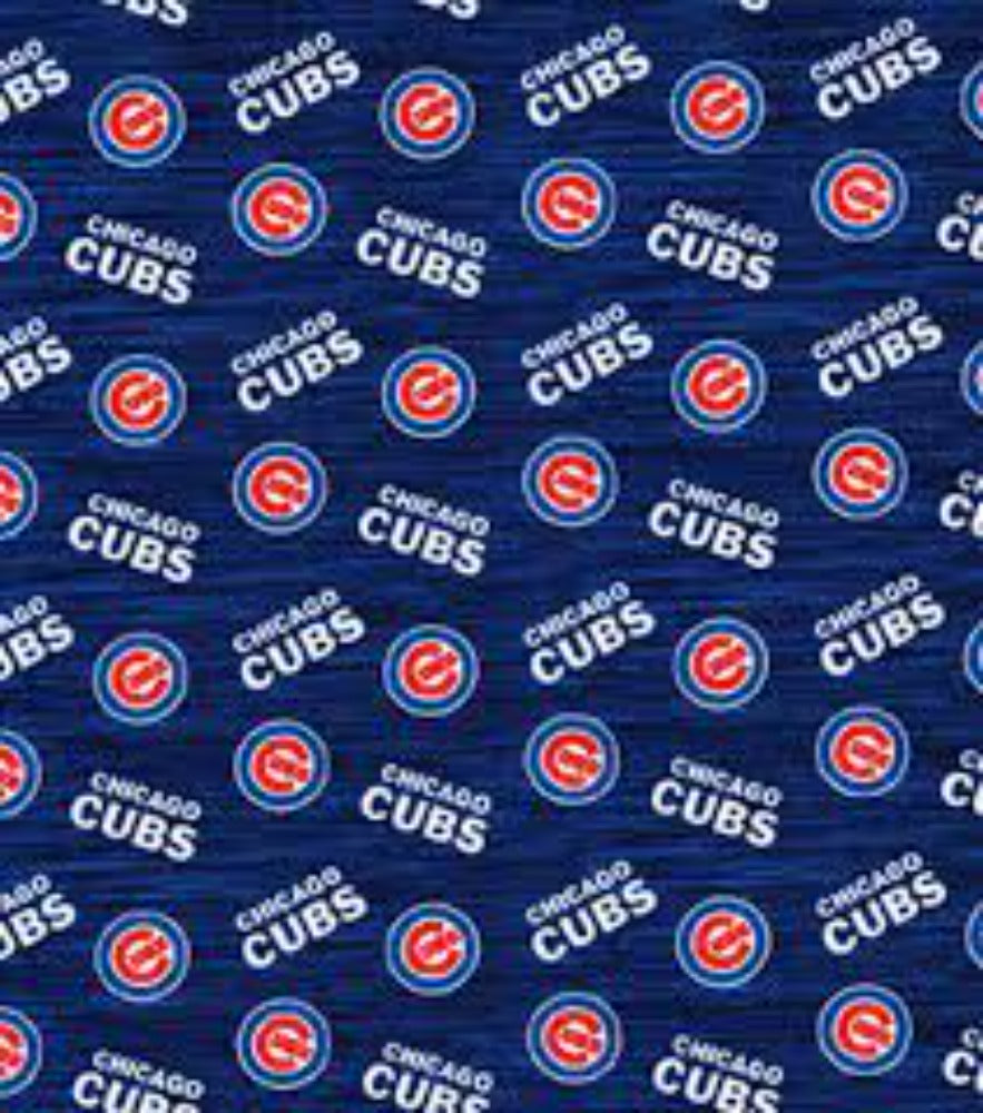 Cubs Heather Cotton Fabric