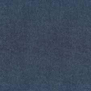 Woolen Flannel Blue Fabric