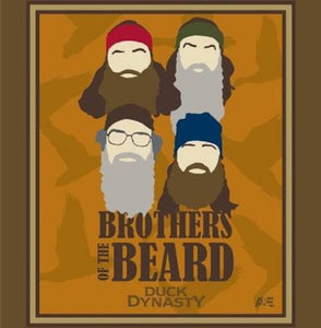 Duck Dynasty Brothers of The Beard Cotton Panel Fabric
