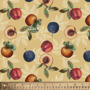 Handmade Valance or Curtain Panel Fresh Fruit Toss