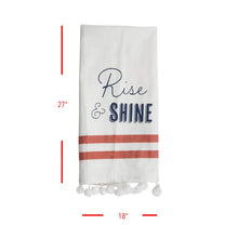 Load image into Gallery viewer, Rise and Shine Tea Towel

