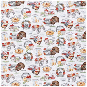 Fall Country Life Cotton Fabric