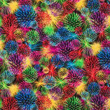 Load image into Gallery viewer, Fireworks Cotton Calico Fabric
