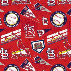 Handmade Placemat Or Table Runner Cardinals Flag