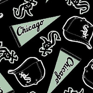 White Sox Fleece Fabric