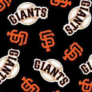 SF Giants Fleece Fabric