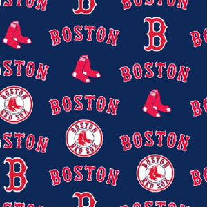 Red Sox ft6564 Fleece Fabric