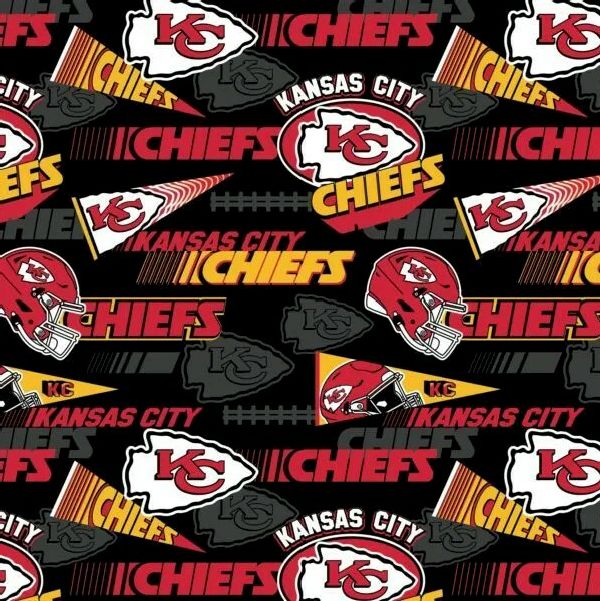 Handmade Placemat Or Table Runner Chiefs Retro