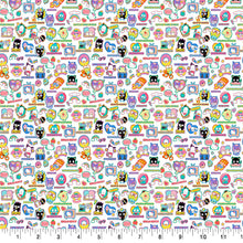 Load image into Gallery viewer, Hello Kitty Friends &amp; Stickers Cotton Fabric
