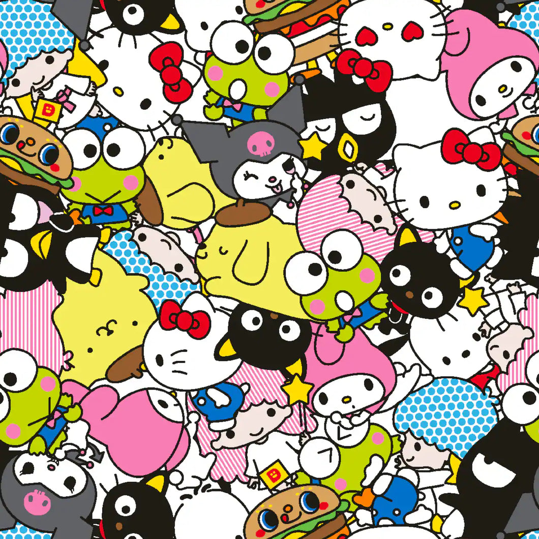Hello Kitty & Friends Pack Cotton Fabric