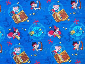 Jake and the Neverland Pirates Toss Cotton Fabric