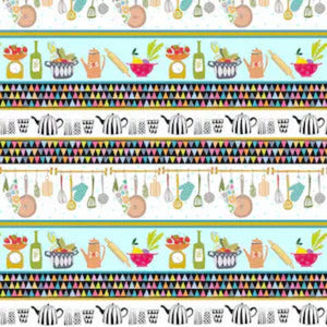 What's Cookin' Stripe Cotton Fabric