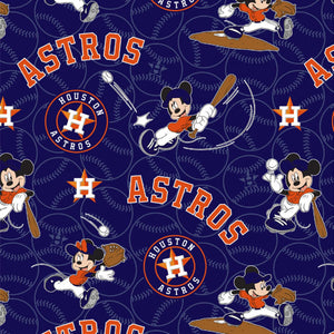 Astros Mickey Cotton Fabric