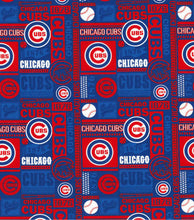 Load image into Gallery viewer, Handmade Placemat Or Table Runner Cubs Block
