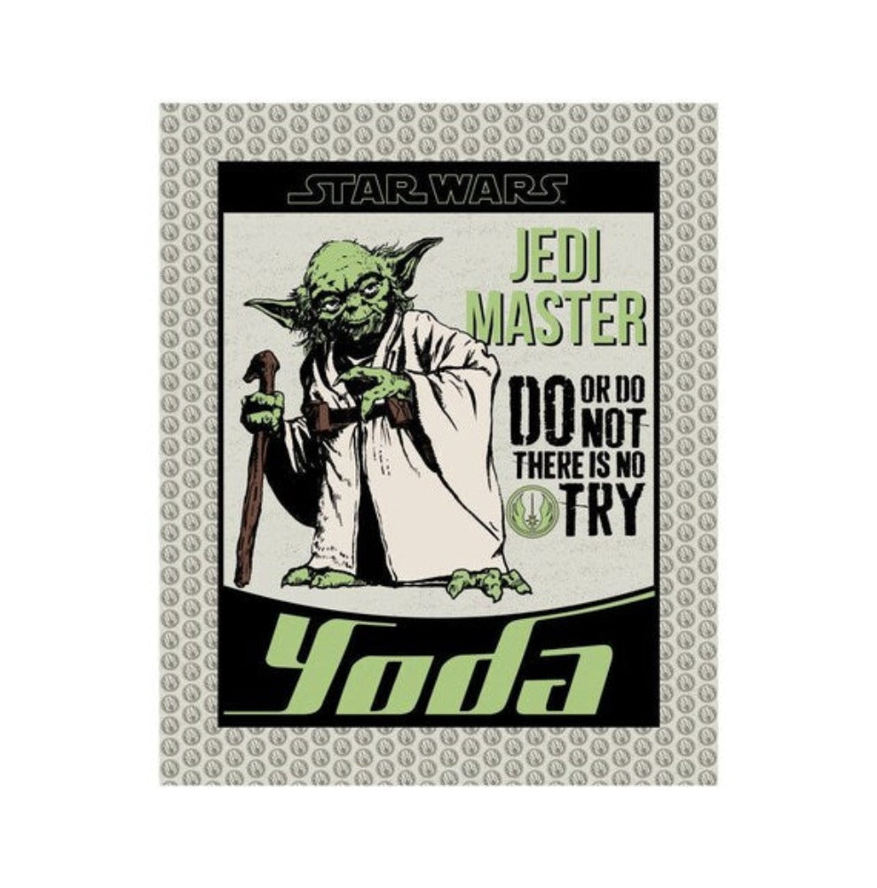 Star Wars Yoda Cotton Fabric - Panel 36