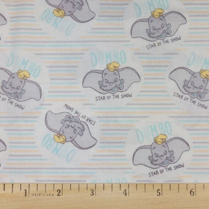 Dumbo Star Of The Show #01 Cotton Fabric 2 Yard Pre-Cut