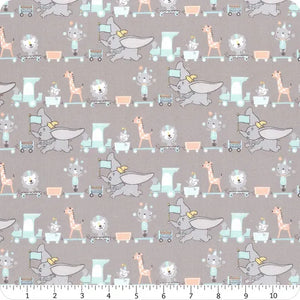 Dumbo Toy Parade Cotton Fabric 2 Yard Pre-Cut