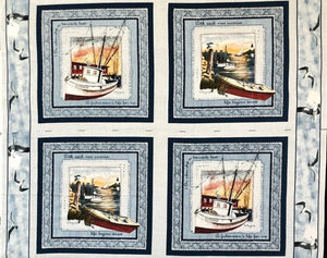 Handmade Tapestry "Seabound Blue”