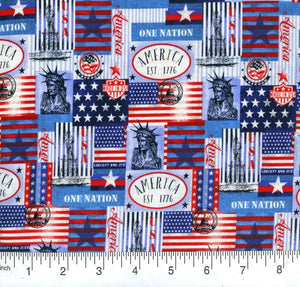 Patriotic Cotton Fabric
