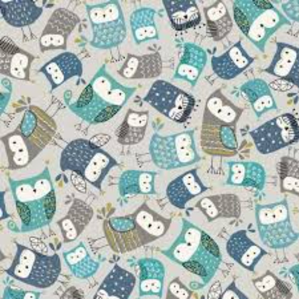 Handmade Placemat Or Table Runner What A Hoot Owl Cotton Fabric