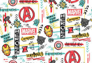 Avengers A Hero Cotton Fabric