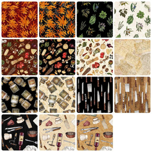 15 Fat Quarters - Sizzle & Spice Fat Quarter Bundle