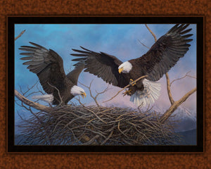 Power And Promise Eagle Panel Cotton Fabric