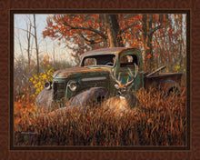 Load image into Gallery viewer, Handmade Tapestry “A Buck and a Truck&quot;
