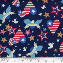 Load image into Gallery viewer, Handmade Valance or Curtain Panel Patriotic independence
