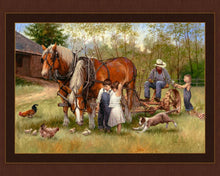 Load image into Gallery viewer, Handmade Tapestry &quot;Taking a Break Horse”
