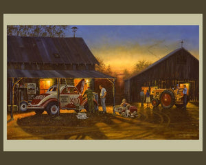 Handmade Tapestry "Farm Saturday Night Special”