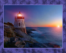 Load image into Gallery viewer, Handmade Tapestry &quot;Lighthouse Sunset”
