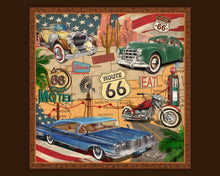 Load image into Gallery viewer, Handmade Tapestry &quot;Route 66 Map”
