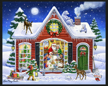 Load image into Gallery viewer, Handmade Tapestry &quot;Santa&#39;s House”
