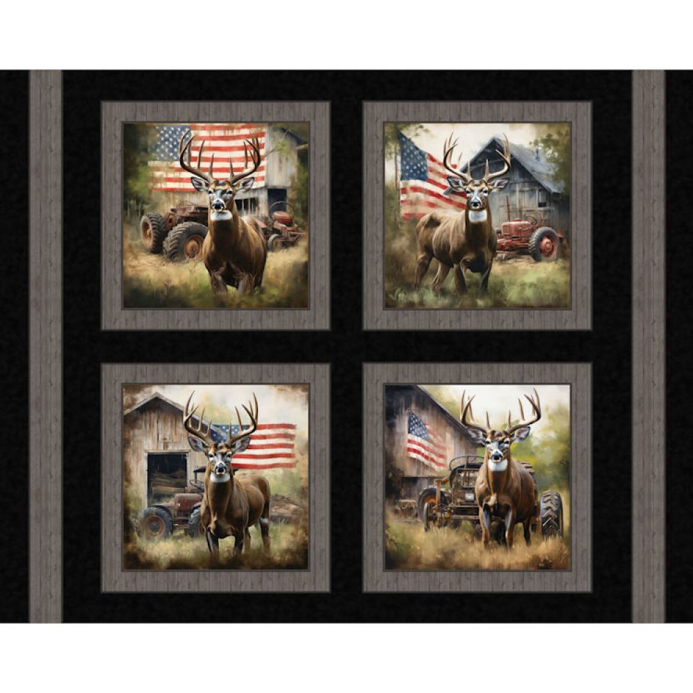 Bucks & Barns Pillow Panel Cotton Fabric