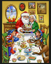 Load image into Gallery viewer, Handmade Tapestry &quot;Santa&#39;s Table”
