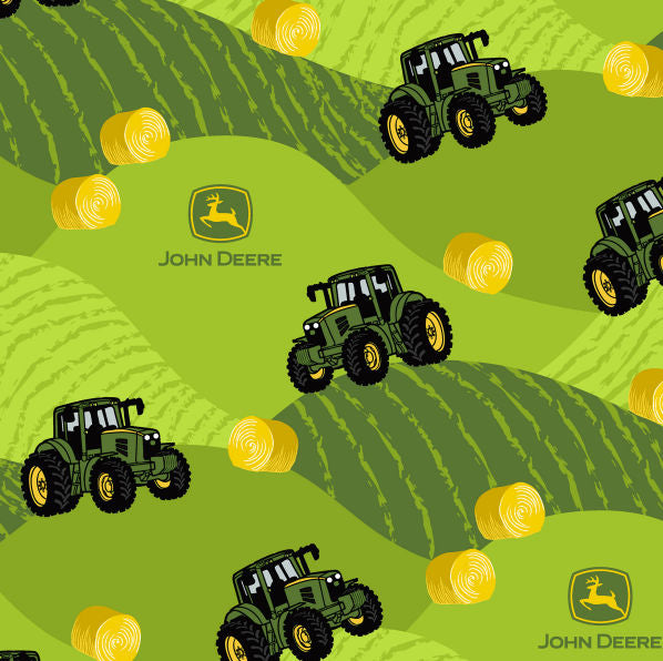 John Deere Scenic Cotton Fabric