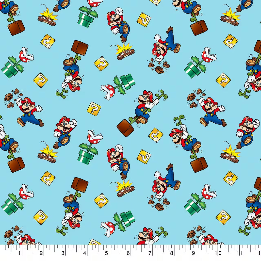 Super Mario™ Toss Cotton Fabric