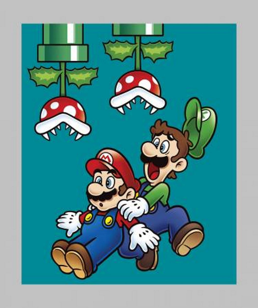 Mario Brothers Jump Panel Fabric