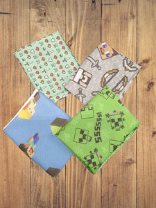 4 Half Yards  -Assorted Minecraft Half Yard Bundle