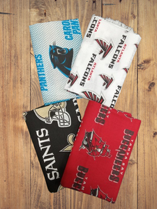 4 Fat Quarters - NFC South NFL Fat Quarter Bundle